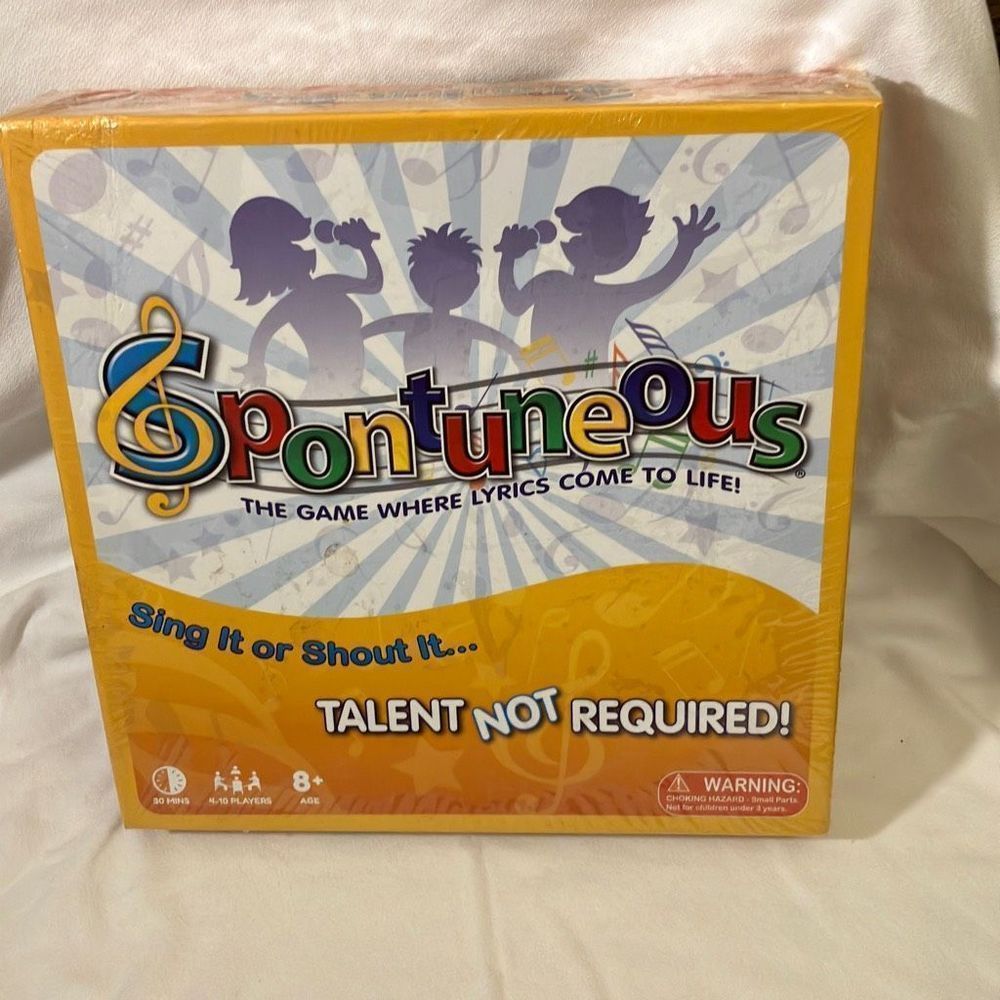 Spontuneous - The Song Game - Sing It or Shout It - Talent NOT Required - Family